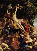 Peter Paul Rubens The Raising of the Cross, oil on canvas